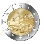 Malta 2€ commemorative coin 2025 -Mdina