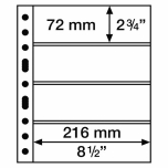 Лист GRANDE для купюр 4C (216 x 72 mm)