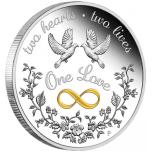 One Love 2023 Australia 1$ 2023  99,99% Silver Proof Coin, 1oz