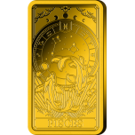 Zodiac Series Pisces. Solomon Islands 10$ 99,99% Gold Coin 1/200 oz