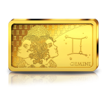 Zodiac Series 2020 Gemini. Solomon Islands 10$ 2020 99,99% Gold Coin 0,5 g