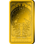 Sodiaagimärgid - Skorpion Saalomoni saarte 10 $ 1/200 oz 99,99% kuldmünt 
