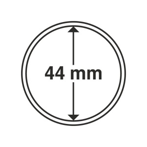 Kolikkokapseli, 44 mm.