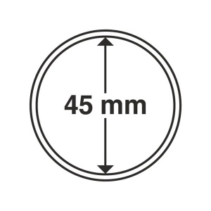 Kolikkokapseli, 45 mm.