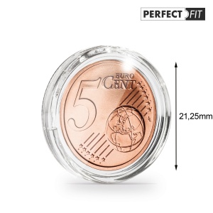 Mündikapsel ULTRA Perfect Fit  21,25 mm (5 senti), 10 tk pakis.