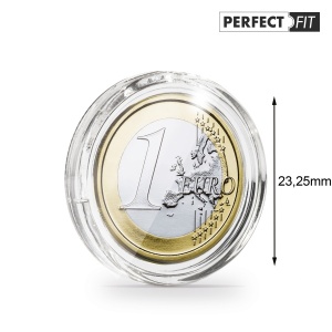 Mündikapsel ULTRA Perfect Fit  23,25 mm (1 €), 10 tk pakis.