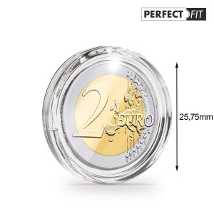 Mündikapsel ULTRA Perfect Fit  25,75 mm (2 €), 10 tk pakis.