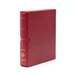 Album Optima with slipcase. Red