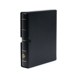 Album Optima with slipcase. Black