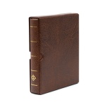 Album Optima with slipcase. Brown