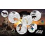 Shapes of Africa. Cut-Out Silver Coin Collection . Djibouti 250 Fr 2018. 99,9% silver coin collection of 8 1 oz silver coins