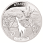 Shapes of Africa. Cut-Out Silver Coin Collection . Djibouti 250 Fr 2018. 99,9% silver coin collection of 8 1 oz silver coins