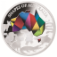 Shapes of Africa. Cut-Out Silver Coin Collection . Djibouti 250 Fr 2018. 99,9% silver coin collection of 8 1 oz silver coins