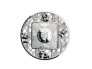"Panda" -  Salomonsaaret 5 $ 2021.v. 99,9% hopearaha, 2unssi