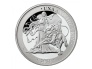 Una& the Lion Saint Helena, Ascension ja Tristan da Cunha 1£ 2021 99,9% hopearaha, 1 unssi.