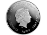  Horoskooppimerkit - Härkä. - Ghana 2 cedi 2022.v  99,9% hopearaha väripainatuksella, 1/2 unssi