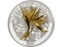 Golden Flower Collection - Strelitzia. Samoa 5$  2023 99,9% Silver Coin with 3D Golden Flower. 1 oz.