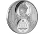 Kuningas Charles III kruunaus. Niue 1 $ 2023 99,9€ hopearaha, 31.1 g
