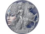 Valkyrie Femina Bellator 2 oz Antique finish Silver Coin 2000 Francs CFA Cameroon 2023