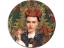 "Великая страсть к микромозаике. Фрида Кало." -  Палау, 20$, 2023. г.,  99,9% серебряная монета с цветной печатью, 3 унции.