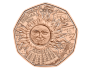 NEW YEAR COIN 2024  - 5 € 2024 copper coin, 8,5 g