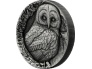 Öökull. Samoa 2$ 2023.a. antiikviimistlusega 99,9% hõbemünt 31,1 g