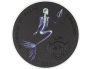 "Рентгеновское излучение. X-Ray. Русалкa."-  Острова Кука, 5$, 2024. г., 99,9% серебряная монета, 31,1 г.