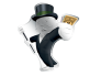 Mr Monopoly- Samoa 5 $ 2023. 3 unssi 99,9% hopearaha väripainatuksella Mr Monopoly- Samoa 5 $ 2023. 3 unssi 99,9% hopearaha väripainatuksella