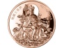 Twelve Heavenly Generals in the Chinese Zodiac - Ksitigarbha VS Snake-Samoa 0,25$ 2025 copper coin, 45 g