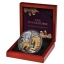 Hevosen vuosi 2026- Niue 10 $ 2026 v.  99,9% hopearaha kultauksella. 5 unssi