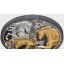 Hevosen vuosi 2026- Niue 10 $ 2026 v.  99,9% hopearaha kultauksella. 5 unssi