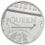  Queen -Musiikkilegenda.  Iso-Britannia 5 GBP 99,9% 1/2-unssi hopearaha