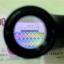 LED overlay magnifier with 8x magnification and scale