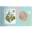 San Marino 1€ ja postmark mündikaardil 2019.a.