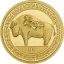  Год Быка 2021 - Монголия 1000 тугриков 99,99%  золотая монета 0,5 гр.   