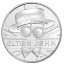 Musiikkilegenda Elton John.  Iso-Britannia 5 GBP 2020 kupari-nikkeli raha, 28,28 g