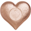 "Позолоченное сердце" - Палау 5$ 2021 г. 99,9% серебряная монета с позолотой. 1 унция