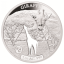 Shapes of Africa. Cut-Out Silver Coin Collection . Djibouti 250 Fr 2019. 99,9% silver coin collection of 8 1 oz silver coins
