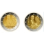 2 € юбилейная монета 2020 г. Люксембург - принц Чарльз. Набор  из 2 могет - с голограммой и без голограммы