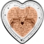"Праздник любви!!" Беркут – Фиджи 1$  2021. г. 99,9% серебряная монета с медной вставкой в форме сердца. 37.4 гp.