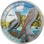 Troopilised linnud - Pelikan - Barbadose 10 $ 2020.a. 99,99% kuldmünt ja 1 $ 99,9% hõbemünt - Komplekt