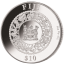 Год Тигра 2022 г. - Фиджи 10$, 99,9% серебряная монета с настоящей жемчужиной и позолотой, 31,107 г.