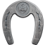 Lucky Horseshoe Palau 5$ 2021 antique finish 99,9% silver coin, 1 oz