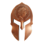 Sparta sõdalase kiiver - Salomoni saarte 10$ 2021.a. antiikviimistlusega 99,9% hõbemünt, vaskkattega. 300 g