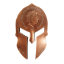 "Spartan Helmet". Solomon Islands 10$ 2021. 99,9% silver coin with antique bronze finish, 300 g.