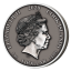 Скандинавские боги. Один - Острова Кука  1 $ 2021 99,9% серебряная монета с антик обработкой и с позолотой, 2 унции