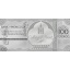 Lunar Year of the Tiger 2022 Silvernote. Mongolia 100 Togrog 2021 99,9% silver, 5 g