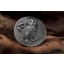 Тетрадрахма афинской совы - Острова Кука 5$ 2021 г. 99,9% серебряная монета с антик обработкой, 31,1 г.