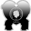 "Влюбись в поцелуй – 1$ Островов Ниуе 2021. г. 99,9% серебряная монета/прдвеска 15,5 гp.