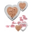 Rakkauspäivä - Romanttinen ruusu - Fiji 1 $ 2021.v. sydämen muotoinen 99,9% hopea/kupariraha, 37,4 g